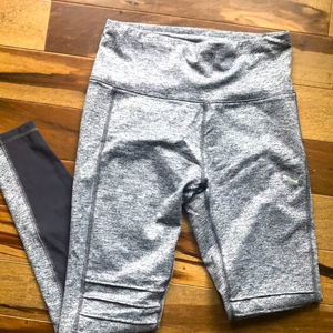 Puma‎ Marled Gray High Rise Leggings M EUC